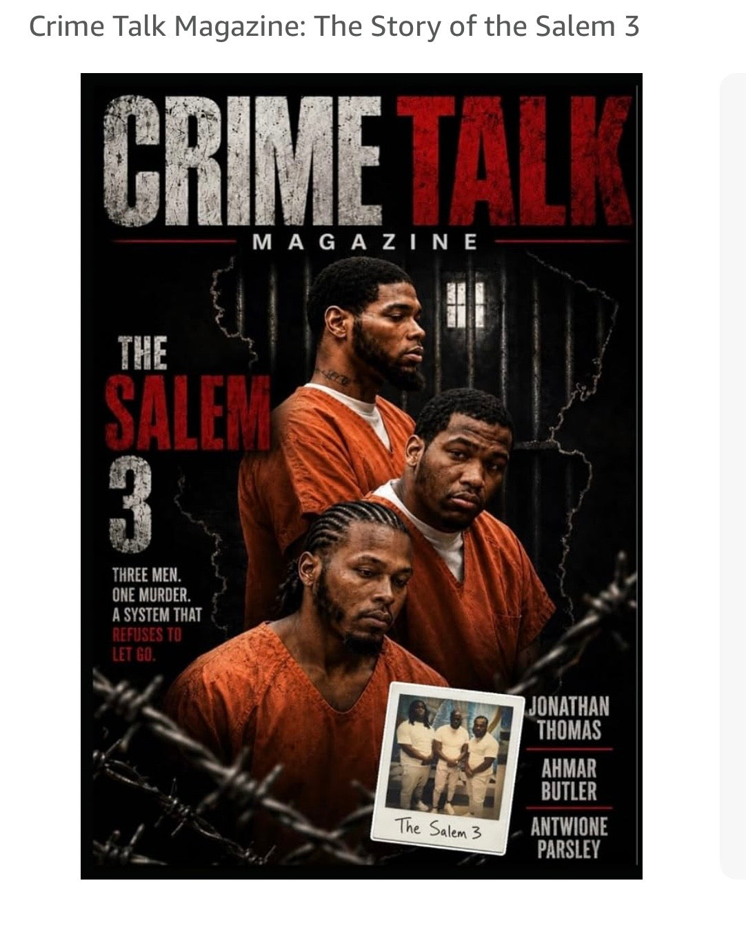 Crime Talk Magazine: The story of the Salem 3