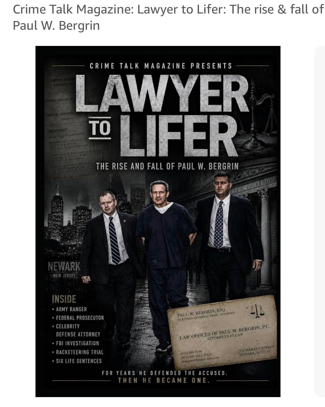 Lawyer to Lifer: Story of Paul Bergrin